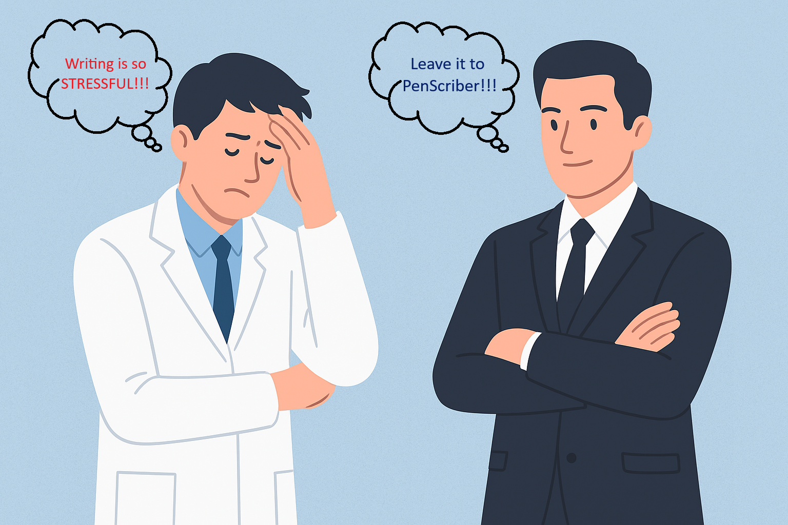 Professional researcher working on manuscript